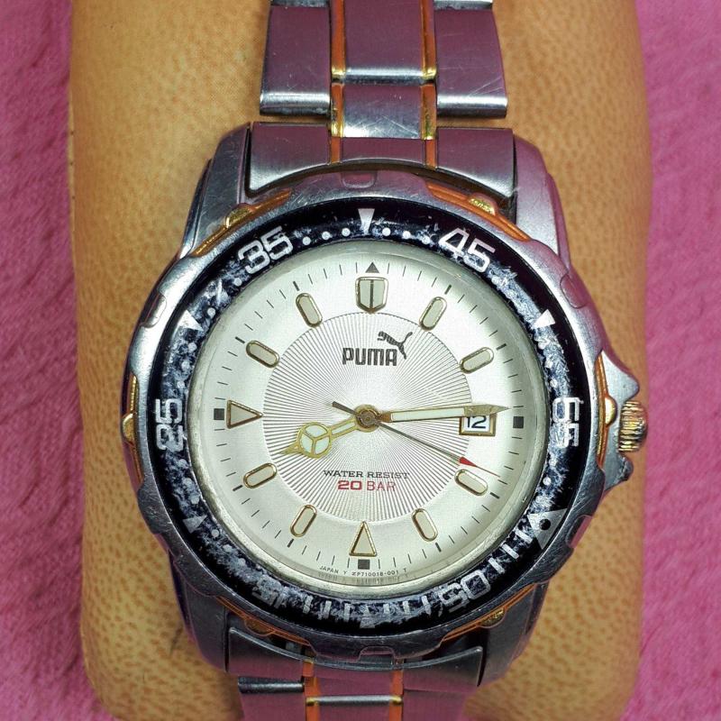VINTAGE PUMA WATER RESIST 20 BAR TAKV ML KOLSAAT hepsiantika